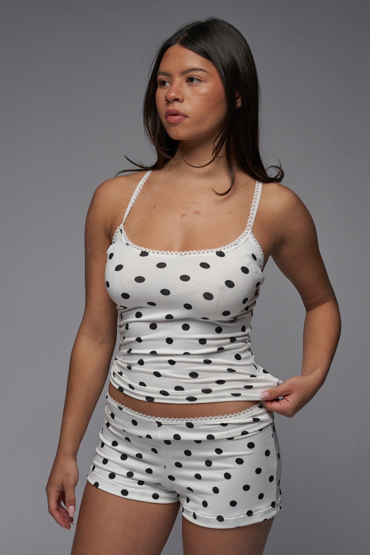 devon top in white - CHERRY KNOTS