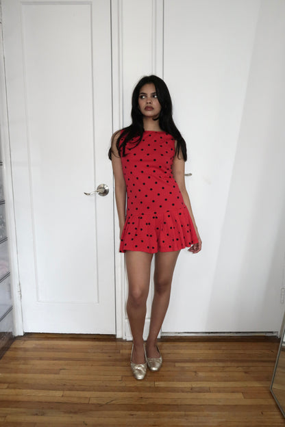 lola ladybug dress - CHERRY KNOTS