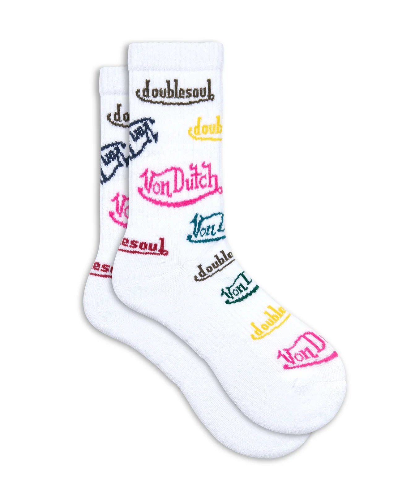 von dutch high sock in logo - CHERRY KNOTS