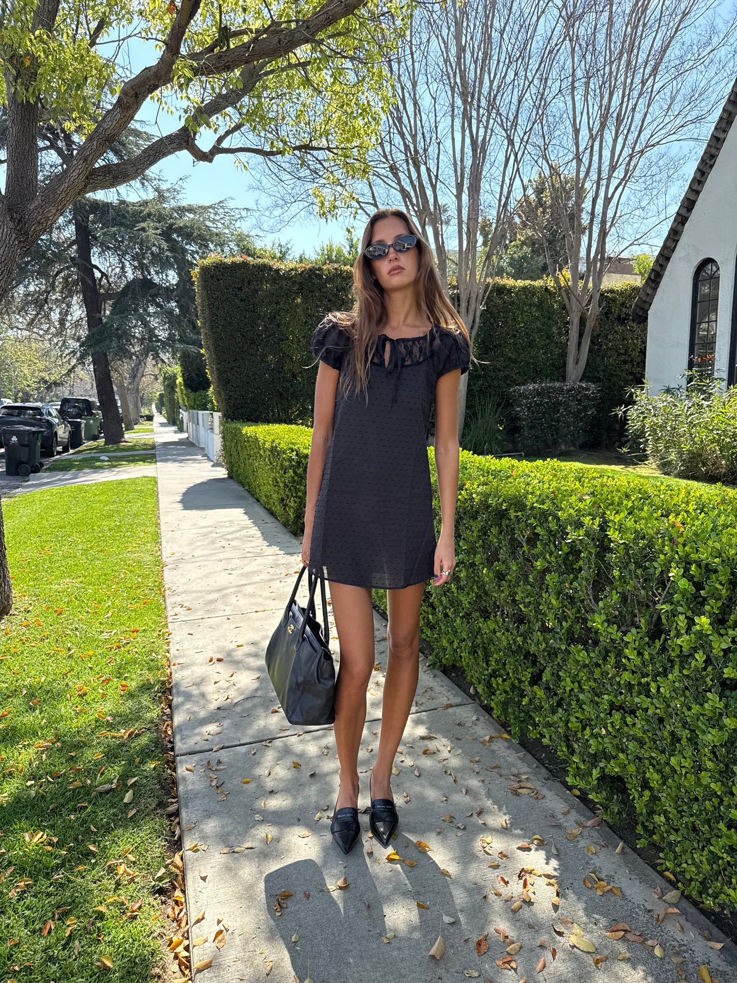 margaret dress in black
