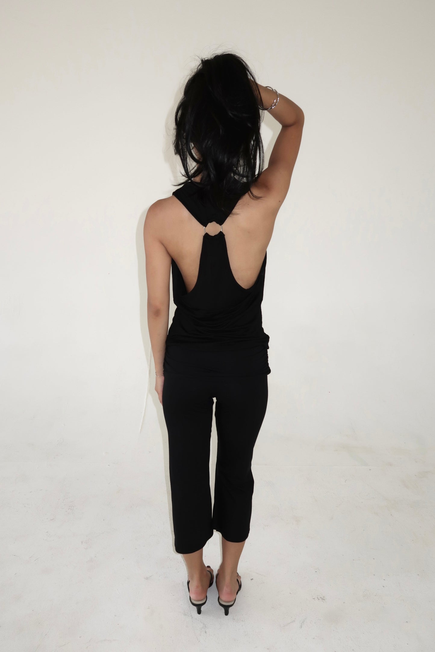 rhea foldover capri