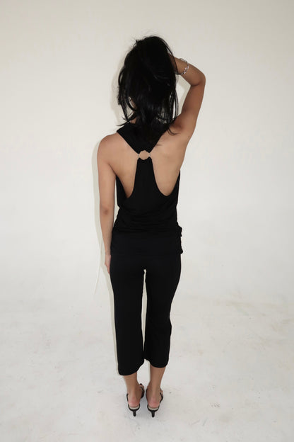 rhea foldover capri