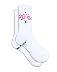 von dutch high sock in pink - CHERRY KNOTS