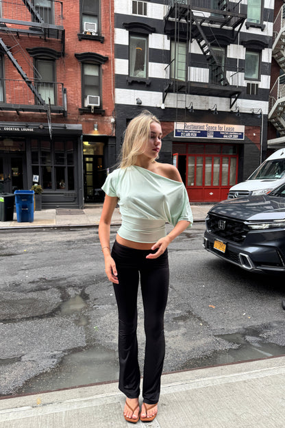 slouchy tee in mint