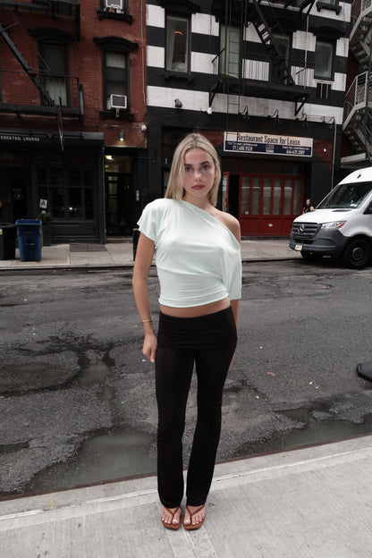 slouchy tee in mint