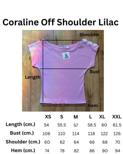 coraline top in lilac - CHERRY KNOTS