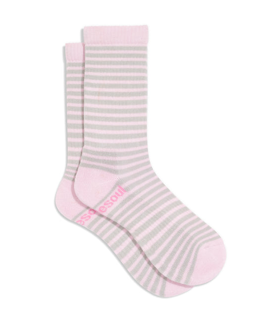 holly high sock in candy stripe - CHERRY KNOTS