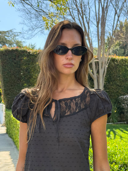 margaret dress in black