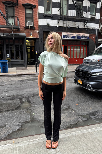 slouchy tee in mint