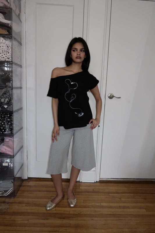 charli off the shoulder top