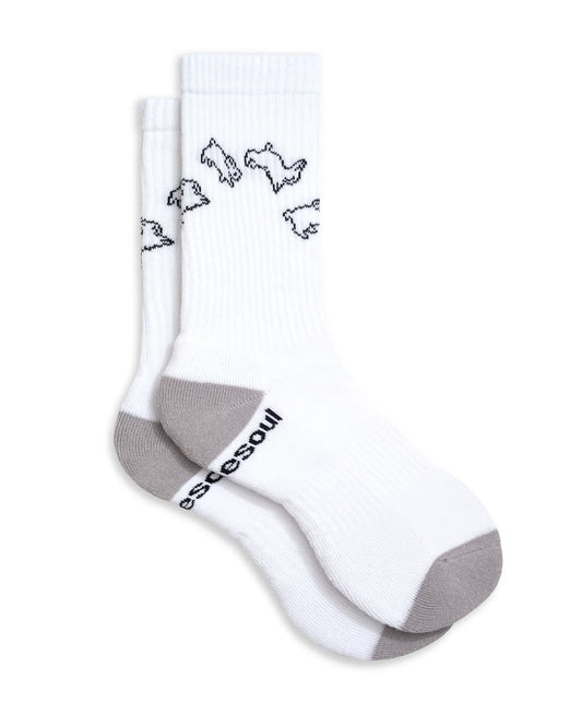 mina high sock - bunny