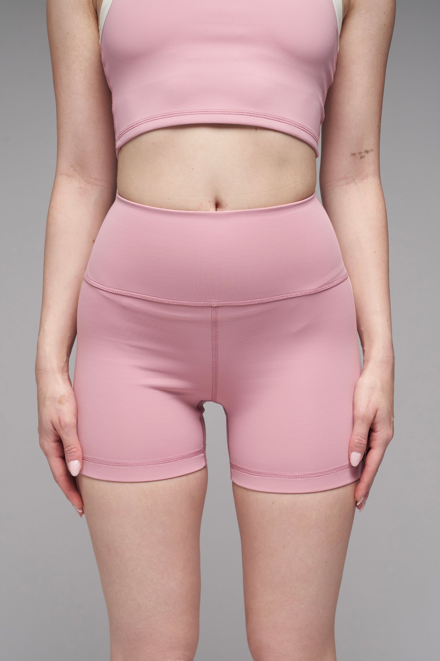 gia biker shorts in pink