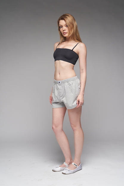 bandeau bralette in black