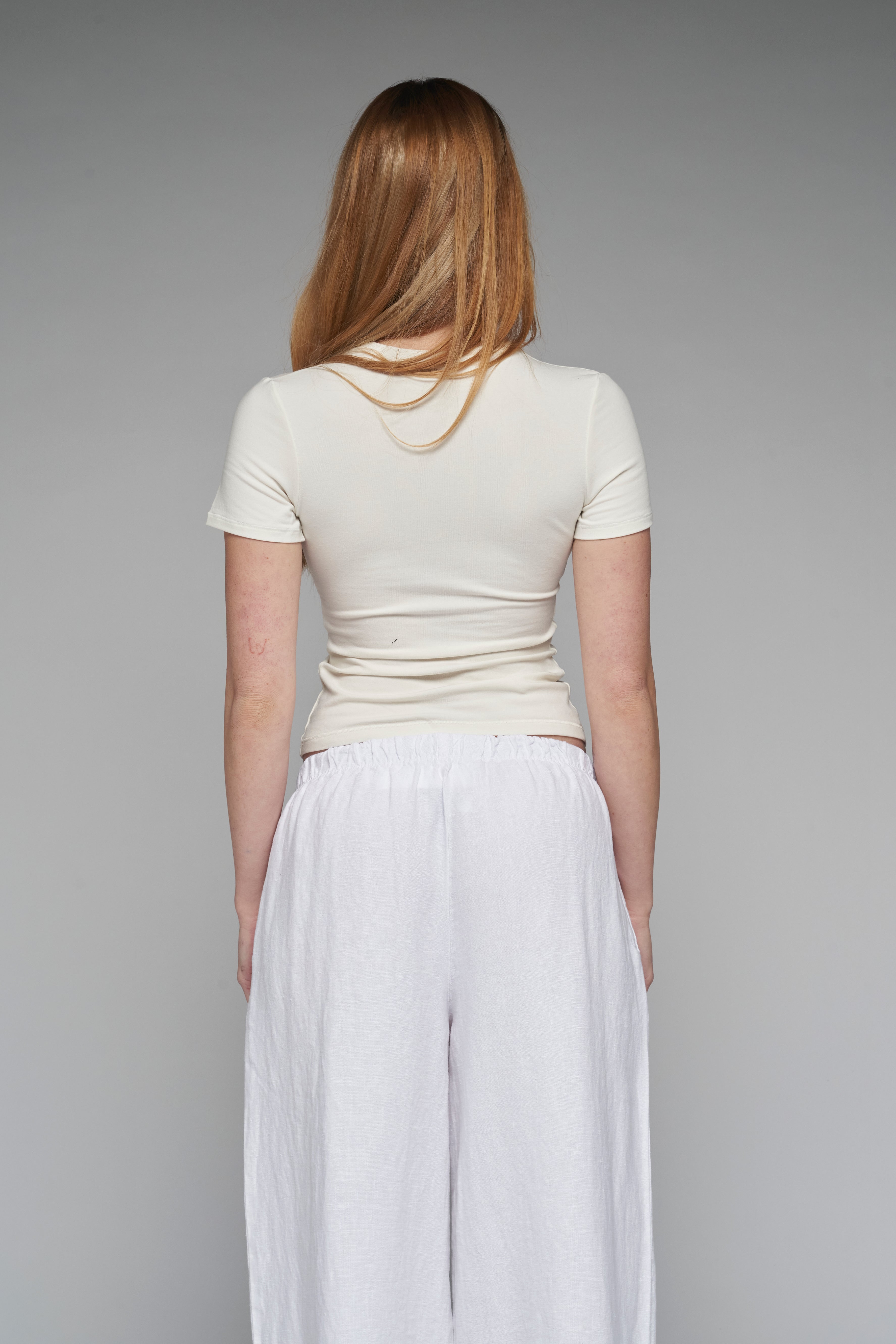 charlotte pant in white – CHERRY KNOTS