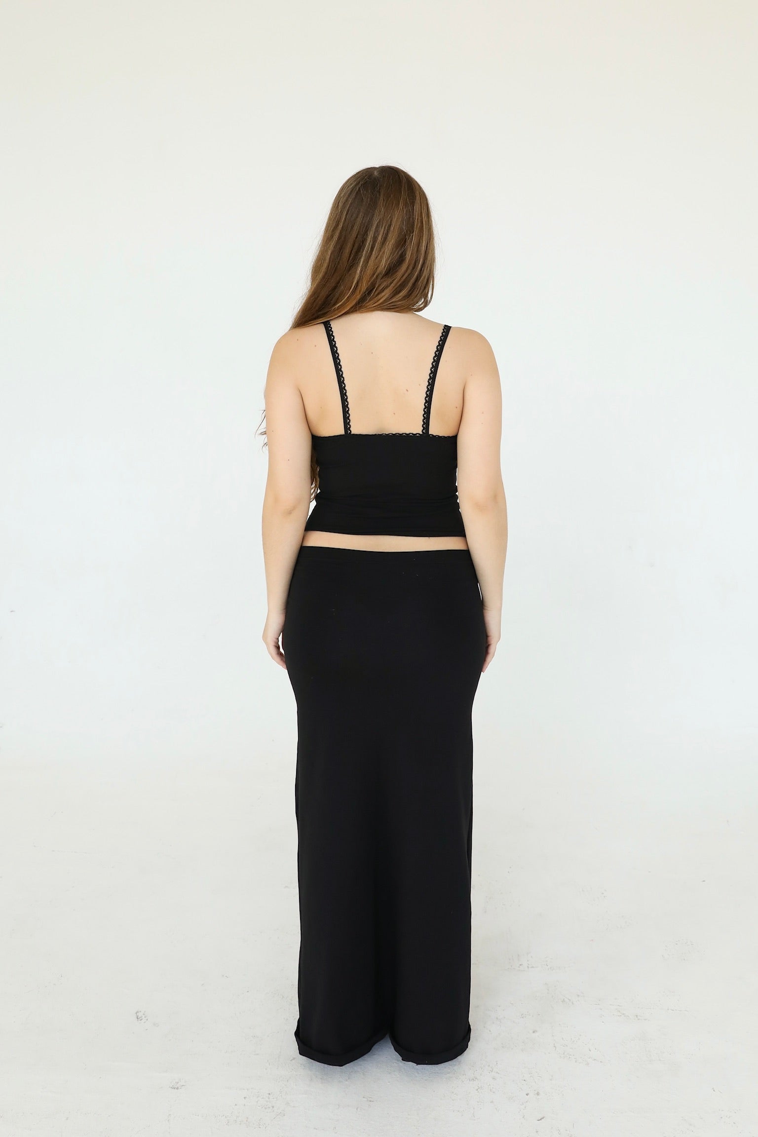Julie Maxi Skirt - Black Maxi Skirt | Handmade in LA | Sustainable