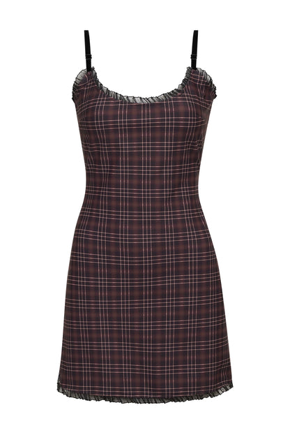 bailey dress in plaid