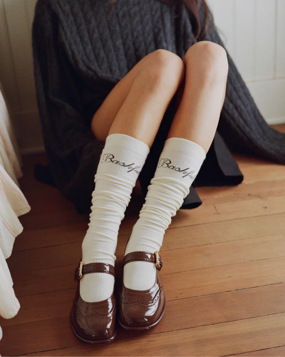 orion ultrahigh sock in bashful