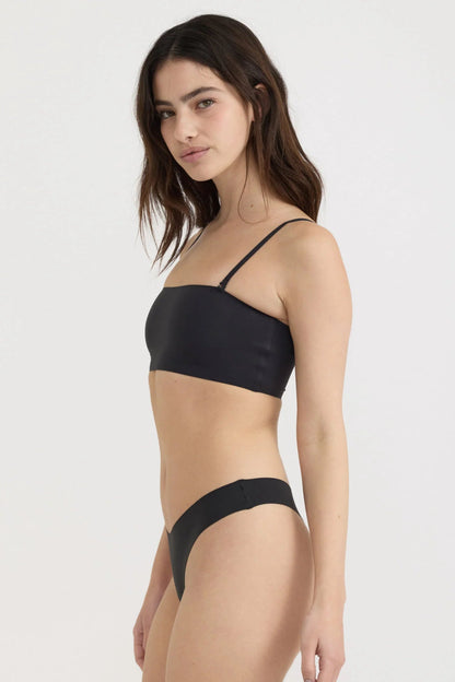 bandeau bralette in black
