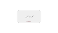 gift card - CHERRY KNOTS