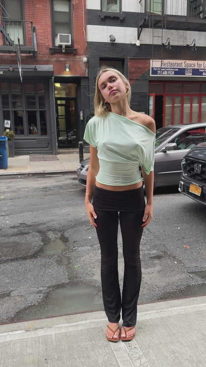 slouchy tee in mint